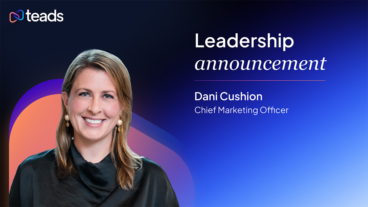 Chief Marketing Officer Dani Cushion.
